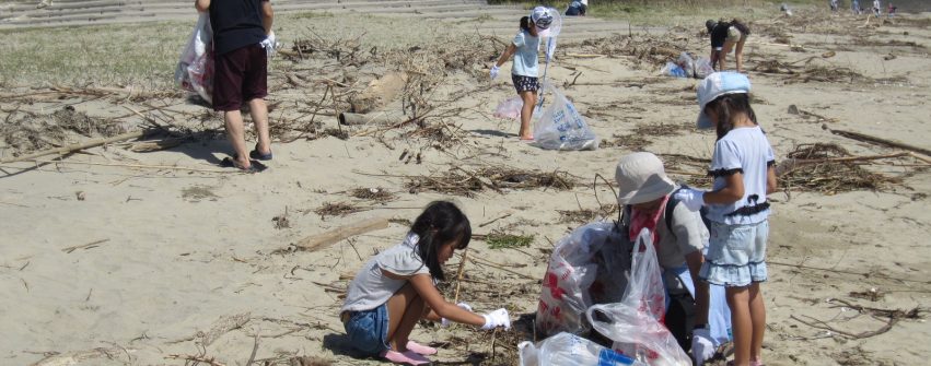 香良洲海岸清掃＆魚つかみ取り大会